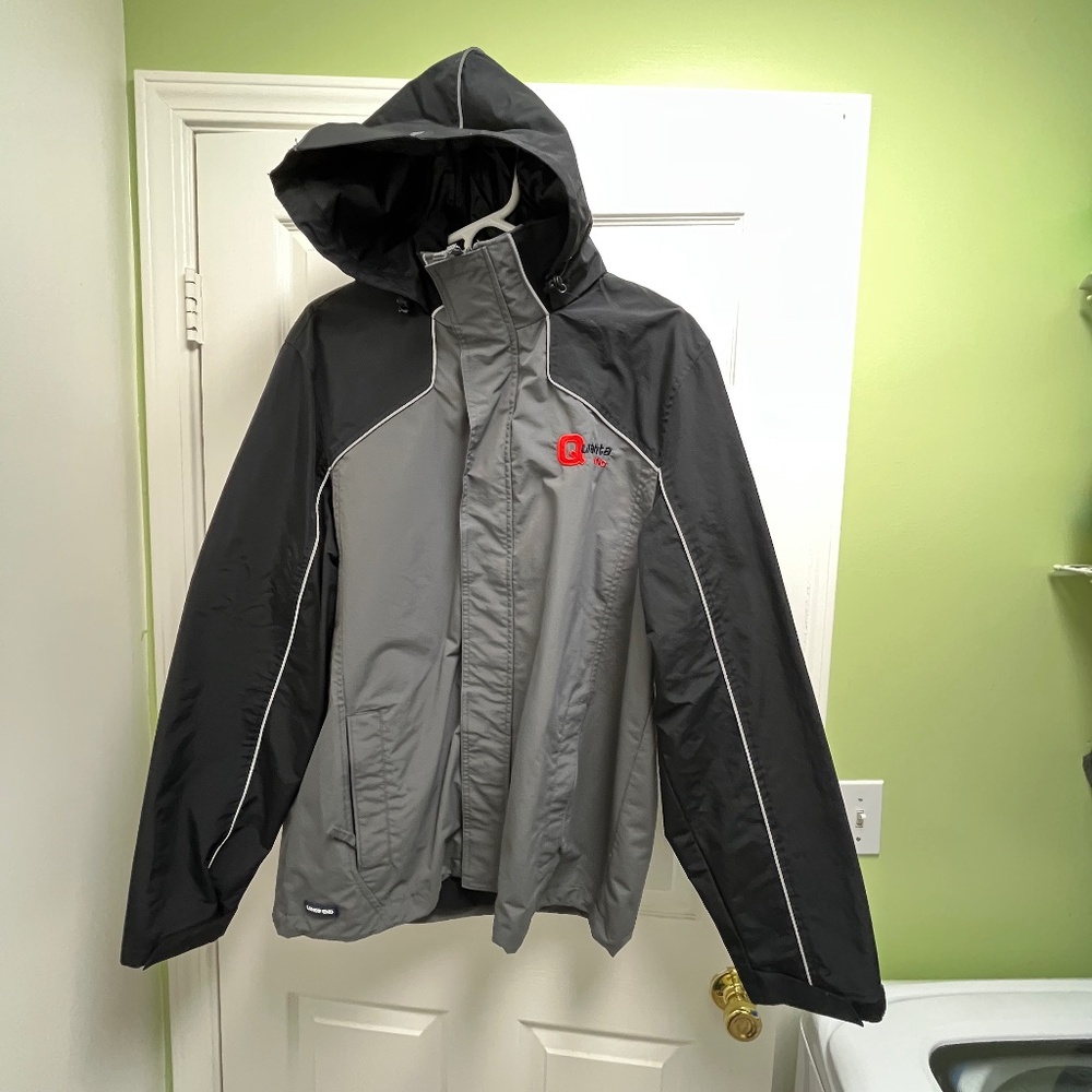 Men's Lands End Hooded ZipUp Coat M